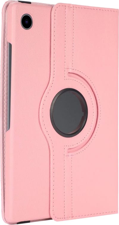 Hoesje - Geschikt voor Samsung Galaxy Tab A8 - 360 Graden Draaibare Hard Cover Case - Tablet Hoes Draaibaar - Lichtroze