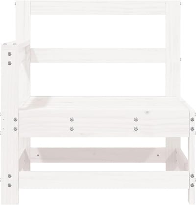 Tuin Loungeset Hoekbank 4-Delig 62x66x70 cm Wit – Polyrattan Garten Sofa Set met Tafel & Kussens voor Balkon, Terras & Tuin – Weerbestendig & Onderhoudsvriendelijk – Nicolehome