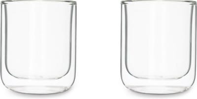 Viva Scandinavia - Koffie & Thee Classic Espressoglas - Dubbelwandig - 0,1 liter - Set van 2 stuks - Transparant