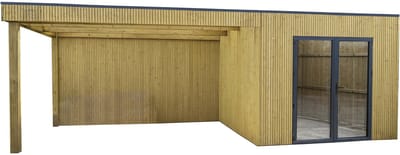 Solid Superia Vertico Benedita Tuinhuis - Vurenhout - Geïmpregneerd - 707,6x304,6cm