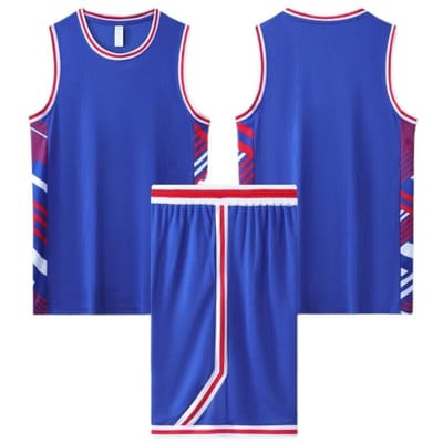Studenten Basketbal Uniformen Zomer Jongens en Meisjes, Jeugd Basketbal Uniformen Sport Trainingsuniformen M