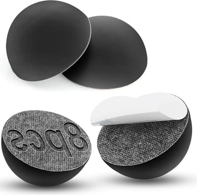 Set van 8 Zelfklevende Rubber Voeten - 30mm Spikes voor Speakers, Subwoofers en Meubels, Beschermende Buffer voor Stabiliteit en Geluidsisolatie