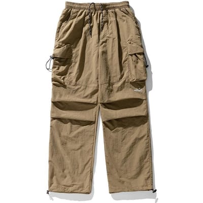 Pantalon de parachutiste imperméable d'extérieur à double genou, Vêtements de travail d'hiver fonctionnels à poches tridimensionnelles, Pantalon décontracté pour hommes XXXL brown