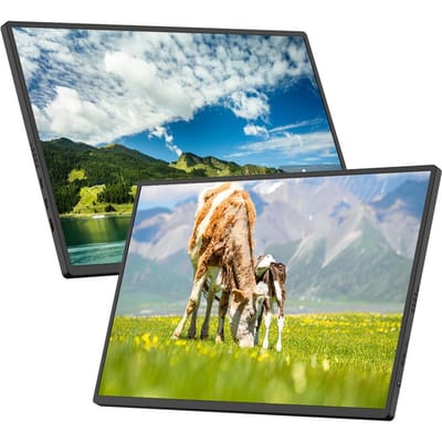 18,5     1080P draagbare monitor IPS-scherm 1920*1080 resolutie 178 graden brede kijkhoek 60 Hz vernieuwing US Plug zwart