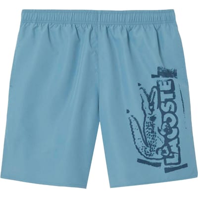 Lacoste Heren Logo Zwembroek (Blauw)