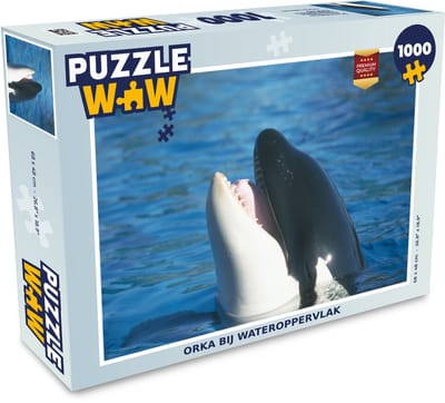 Puzzel Orka bij wateroppervlak - Legpuzzel - Puzzel 1000 stukjes volwassenen