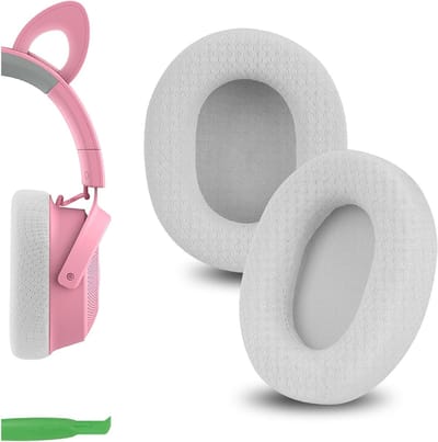 Comfortabele Vervangende Oorkussens van Mesh Stof voor Razer Kraken en Barracuda - Inclusief Video Handleiding, Ideaal voor Geluid en Comfort