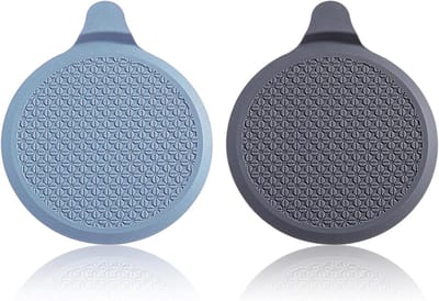 Afvoerstoppers - Badkamer stoppers - Geuren blokkeren - Antislip en geurremmend - Set van 2 - Grijs