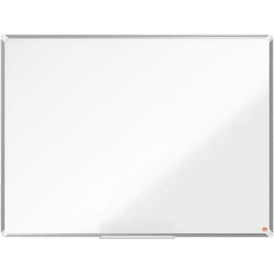 Nobo Premium Plus Magnetisch Whiteboard Emaille - Met Pennengoot - Inclusief Whiteboard Marker - 1200x900mm