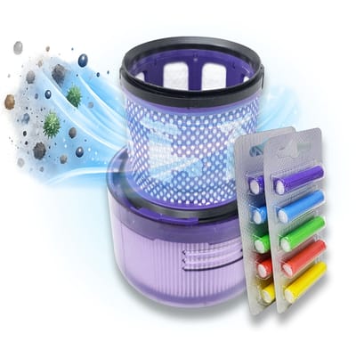 Premium Wasbaar filter geschikt voor Dyson v11 v15 - SV14 SV15 SV17 SV22 SV28 SV47 +10x geurstaafjes vervangt: #970013-02 #97001302