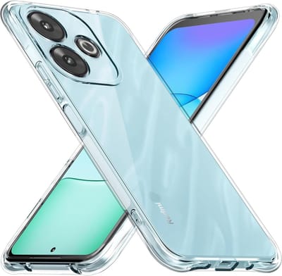 Hoesje voor Xiaomi Redmi 13 4G / 5G backcover Shockproof siliconen Transparant