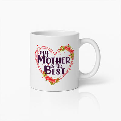 Beste Moeder Ooit Mok - My Mother is the Best - Keramische Koffiebeker - 330 ml - Moederdag Cadeau