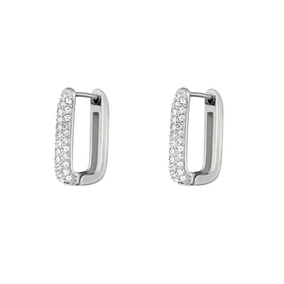 Yehwang, Shimmer Spark, Oorbellen Large zilver