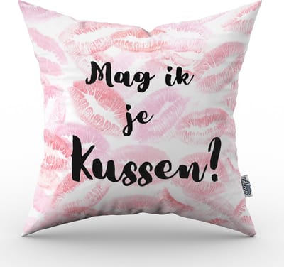Valentijn kussen Mag ik je kussen? - 30 cm
