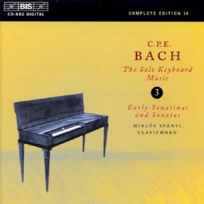 Miklós Spányi - C.P.E. Bach: Solo Keyboard Music Vol 3 (CD)