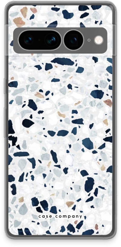 Case Company® - Hoesje geschikt voor Google Pixel 7 Pro hoesje - Terrazzo N°1 - Soft Cover Telefoonhoesje - Bescherming aan alle Kanten en Schermrand