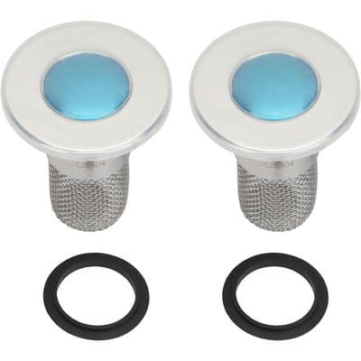 2 STUKS Afvoerfilter voor gootsteen Roestvrij staal Anti-geur Anti-verstopping Pop-up Afvoerstop Haarvanger voor gray