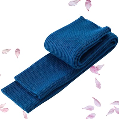 Livano Armwarmers - Polswarmers - Armwarmers Dames - Duimopening - Wol - Armstukken - Winter - Algenblauw - Elastisch