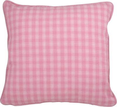 LEVY CHECK X LINRoze | 45 X 45 | Sierkussen Voor Woonkamer Of Slaapkamer