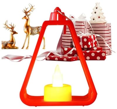 Tuinkaarslantaarn, Boerderijdecoratie LED-nachtlampje, Sfeervolle decoratieve lamp voor slaapkamer, terras, veranda, woonkamer, buiten en binnen, Huisverlichting Accent, 10 x 5,3 x 13 cm