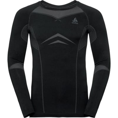 ODLO - Maat L - Bl Top Crew Neck L/S Performance Evolution Warm Thermoshirt Heren