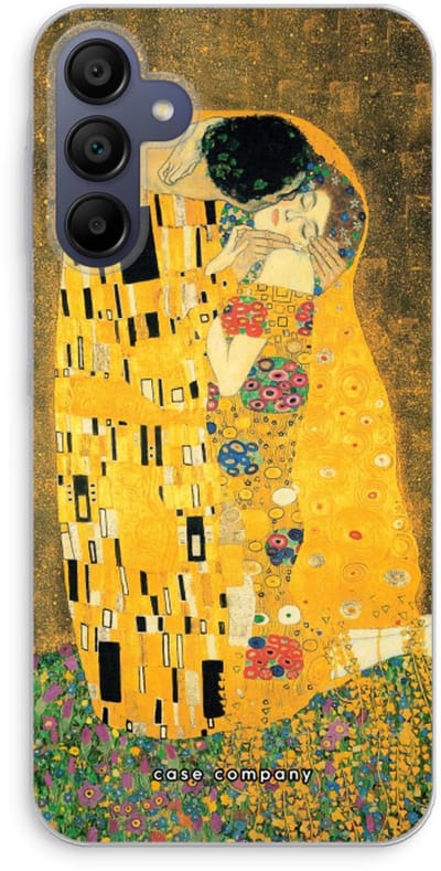 Case Company® - Hoesje geschikt voor Samsung Galaxy A15 hoesje - Der Kuss - Soft Cover Telefoonhoesje - Bescherming aan alle Kanten en Schermrand