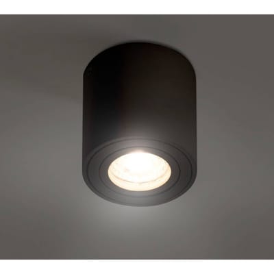 LEDVANCE Spot Surface Ronde plafondspot, zwart GU1-