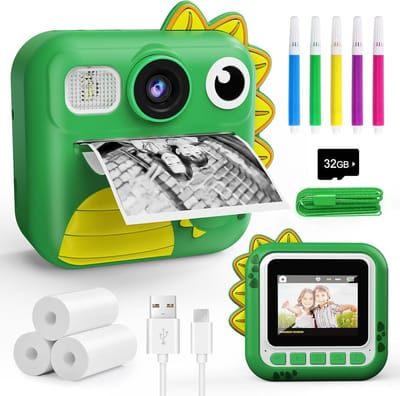 Directe Camera - Instant Foto - Herinneringen Vastleggen - Brede Hoek Lens - 2.4 Inch Scherm - Groen