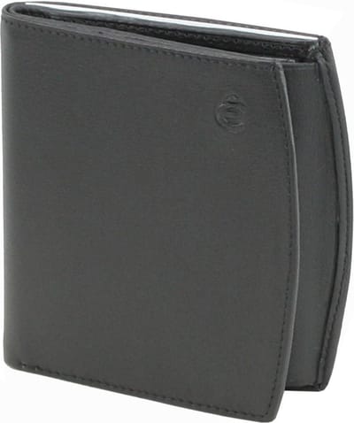 Esquire Logo Portemonnee Leer 9 cm - Jongens - Staand formaat - schwarz