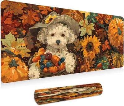 XXL Muismat - Bureauonderlegger - Werk en Gaming - Antislip Basis - 140x60 cm - Multicolour