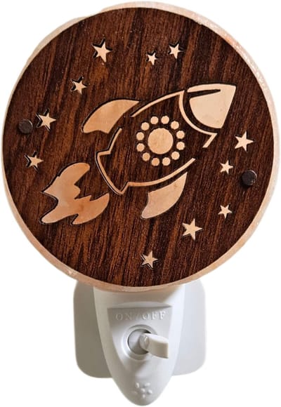 Himalaya zoutkristal nachtlampje 'SPACE' natuur oranje !! GRATIS VERZENDING !! complete set met LED lampje