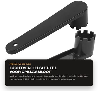 Dailygoods- Luchtventiel Sleutel - Rubberboot Sleutel - Opblaasbare Boot Accessoire - Inflatie Ventiel - Kanoën - Drifting Schip - Ventielsleutel