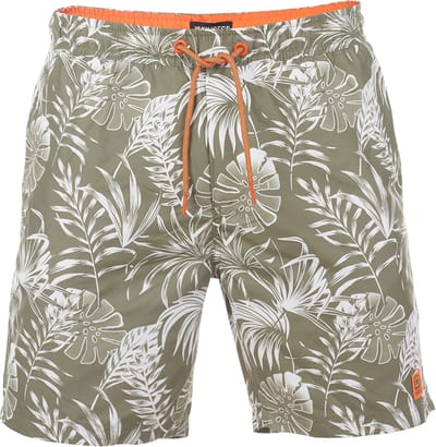 riverso Heren Short RIVKai bequem Olijf L Volwassenen Zwemshort met Print met Elastische Band
