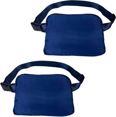 Heuptas voor Dames, Blauwe Fanny Pack met Eenvoudig Design, Ideaal voor Dagelijks Gebruik en Reizen