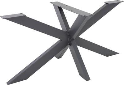 Tafelpoten Tafelframe X-Design 78 x 71 x 150 cm antraciet metaal ML-Design