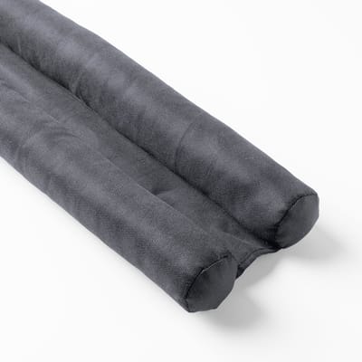 Textino - TITO - tochtrol 80x16x5 cm - dubbele tochtstopper - Charcoal Gray - antraciet