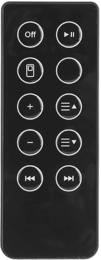 Store_9 - Vervangende Afstandsbediening - Soundbar - Antislip - Compatibel met SoundDock - Geschikt voor Stereoluidsprekers