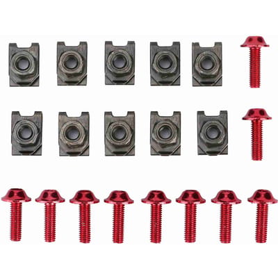 5*16MM Motorfiets Kuip Carrosserie Kit Schroef Spiraal Snelheid Bevestiger Clip Moer
