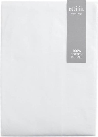 Casilin - Hoeslaken- 100% Katoen Perkal - Hotel kwaliteit - Wit - 90x210 cm
