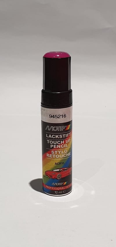 Motip  - Auto lakstift 945216 - Roze- 12 ml - effen
