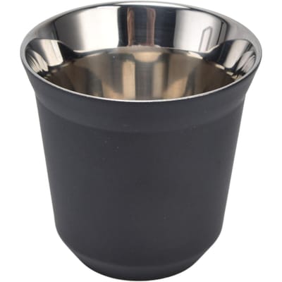 80ml 304 Roestvrijstalen Koffiemok Dubbelwandig Geïsoleerd Hittebestendige Koffiekopjes voor Buiten L(for 6.5-9kg) zwart