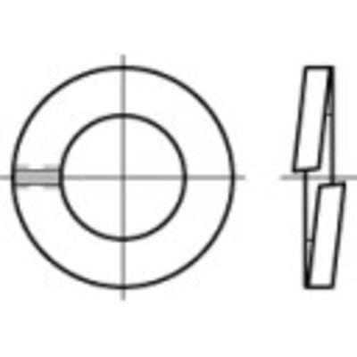 TOOLCRAFT 105646 Veerring Binnendiameter: 24.5 mm DIN 127 Verenstaal 100 stuk(s)
