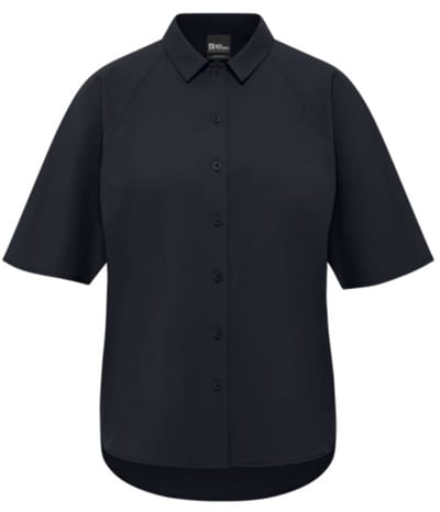 Jack Wolfskin Sierra Quest SS Shirt Women - Outdoorblouse - Dames - Blauw - Maat M
