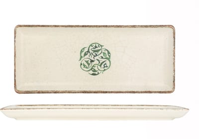 Kütahya Porselen Serveerschaal - Storia - Porselein - 35x15 cm - set van 2
