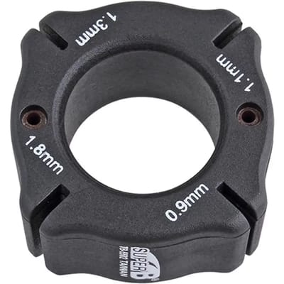Aero spaaksleutel 0,9 / 1,1 / 1,3 / 1,8mm platte spaakhouder Super B TB-5502