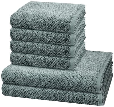 Cawö Sonstiges 4 X handdoek 2 X douchehanddoek - in set 6 pack Pure