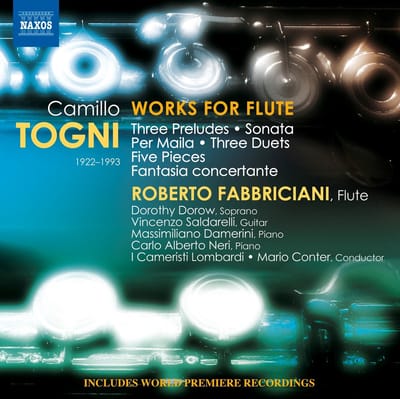 Roberto Fabbriciani, Dorothy Dorow, Vincenzo Saldarelli, Massimiliano Damerini, Carlo Alberto Neri, I Cameristi Lombardi, Mario Conter - Togni: Works For Flute (CD)