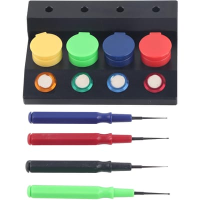 4 Schaal Olieerapparaat Horlogeolie Doopgereedschap Horlogereparatie Accessoire voor Horlogemakers blue