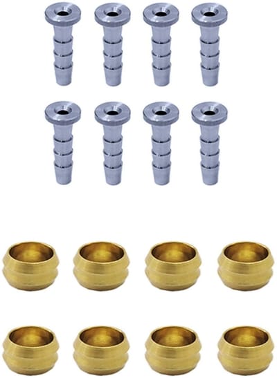 Dailygoods- Fietsconnector Set van 8 - Geschikt voor Shimano - BH90 Hydraulisch Remsysteem - Hoge Precisie - Duurzaam Materiaal - Geen Olielekkage - Remkabel