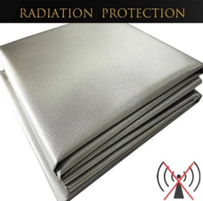 1 Meter Faraday Doek voor RFID Afscherming – Wifi/RF Anti-Straling, Geleidende Koper/Nikkel EMF Bescherming tegen 3/4/5G Straling, Mobiele Masten & Stralingsbescherming